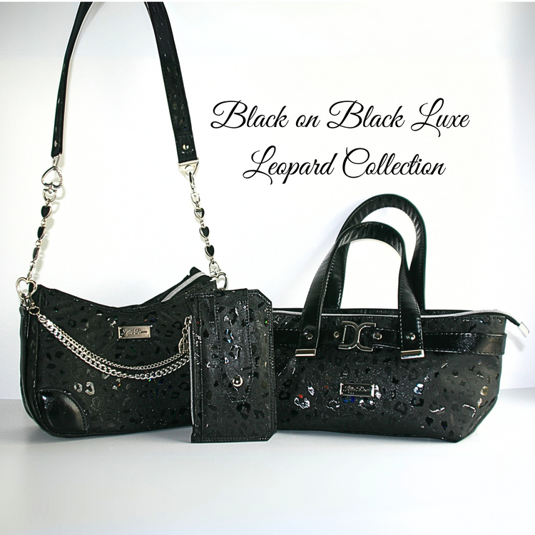 Black on Black Leopard Luxe Collection