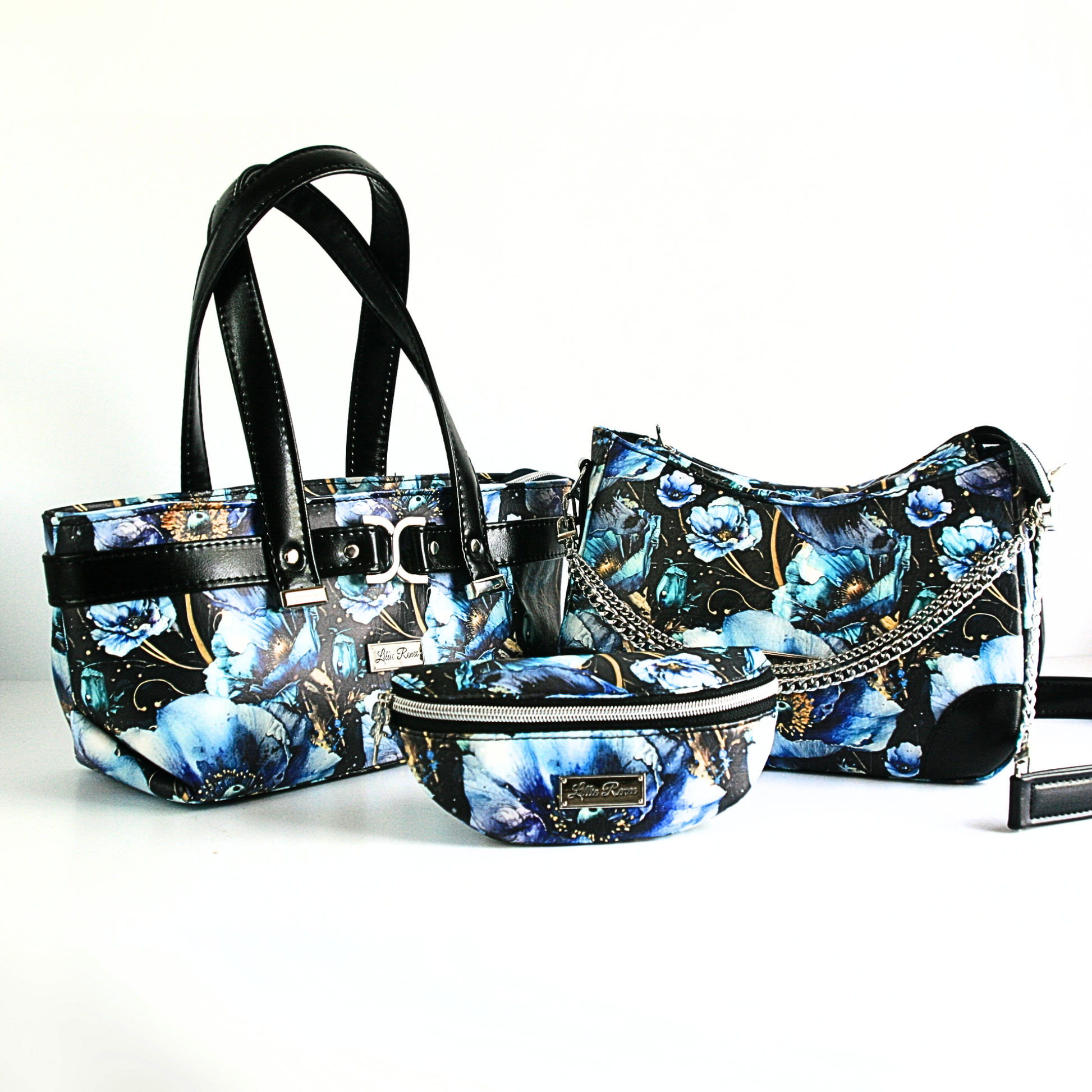 three items currently in the blue poppies collection