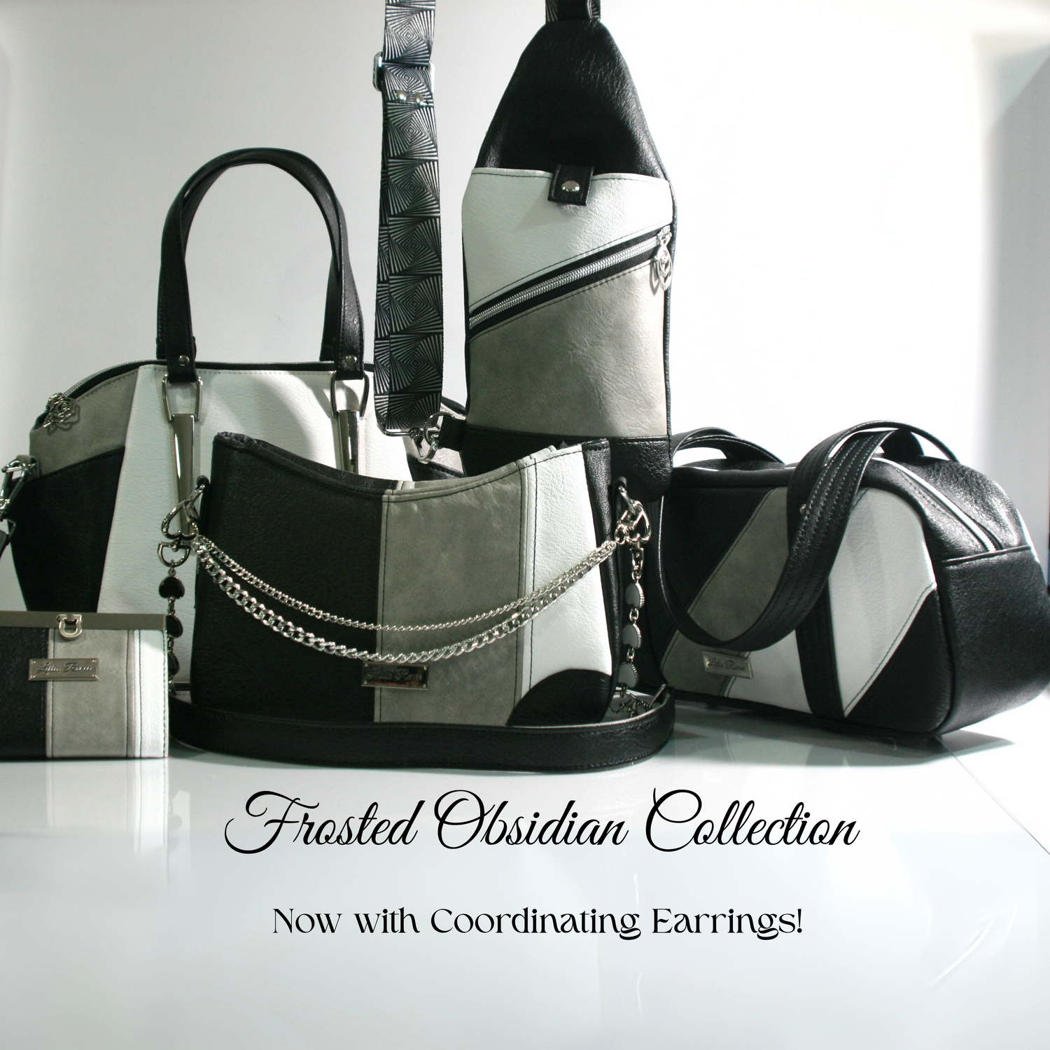 Short video featuring the new earrings added to the website to coordinate with some of the purse collections
