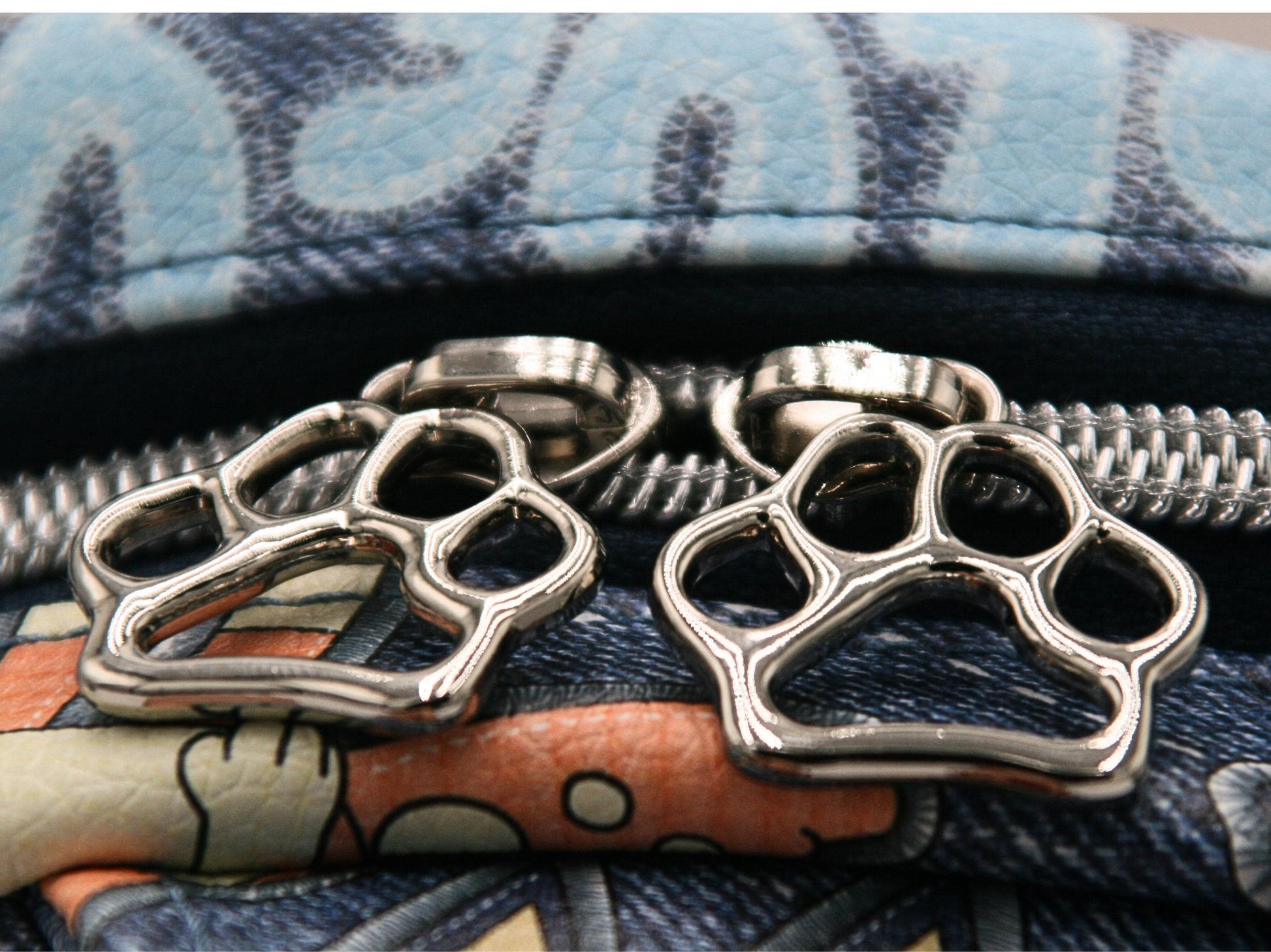 pup paw zipper pulls on kids backpack